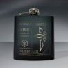 Agent Badge Flask