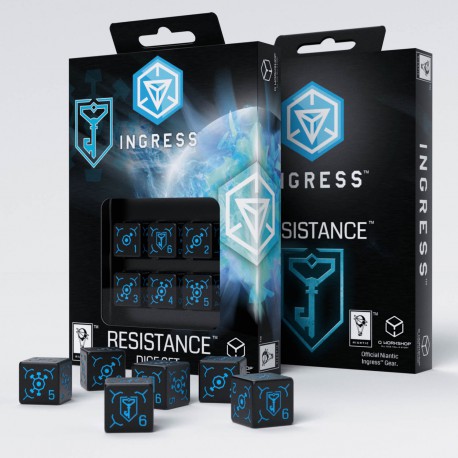Ingress 6D6 Dice Set: Resistance