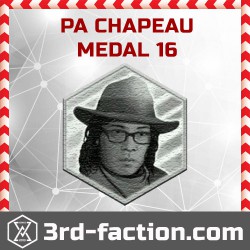 NEW P.A. Chapeau Badge