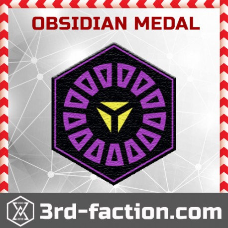 Ingress Obsidian Badge (Medal)